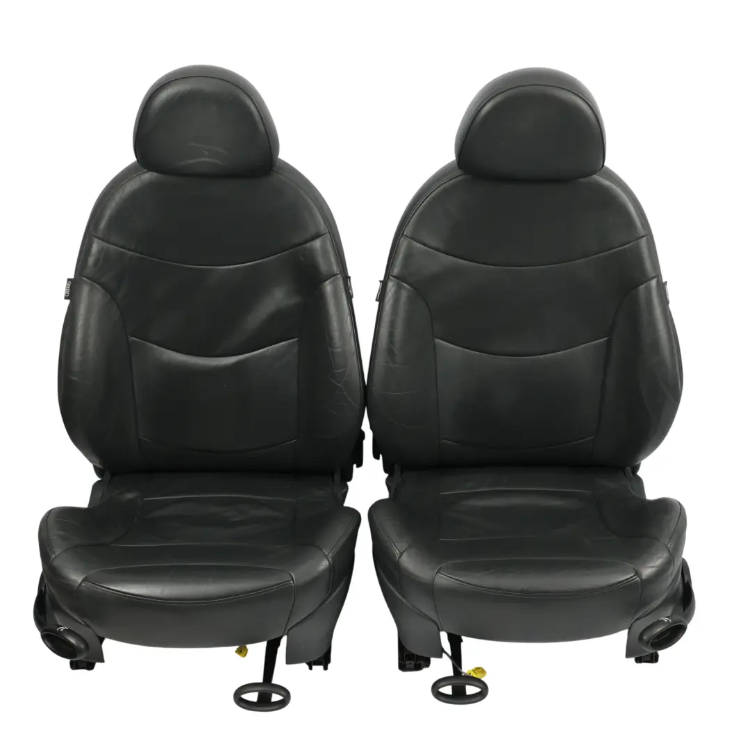  Seats Mini R52 Cabrio Sport Panther Black Leather Gravity Front Rear Seat - SKU R52-SPORT-LEATHER-GRAVITY-SEATS-T6PN - Part number 7155100