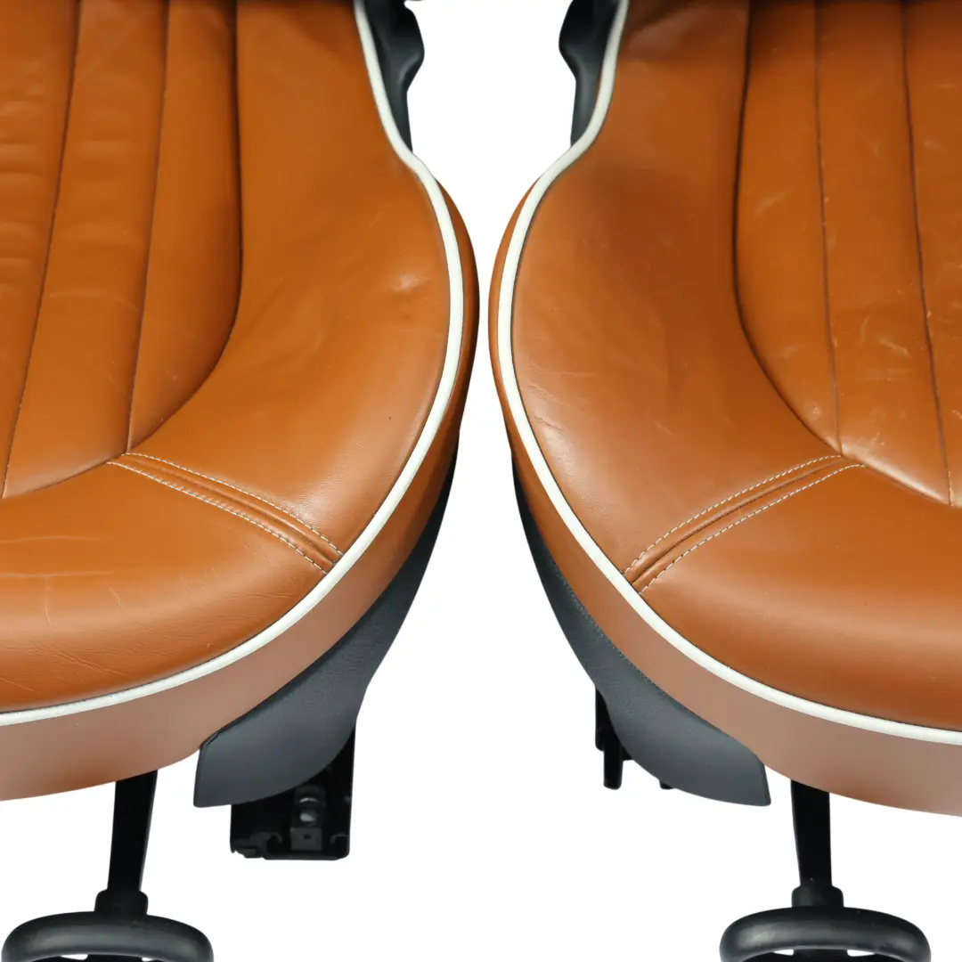 Mini Cooper Heizung Sport Malt Brown Leder Sitze Vorne Hinten Sitz Sidewalk - SKU R52-SPORT-LEATHER-SEATS-SET - Teilenummer R52