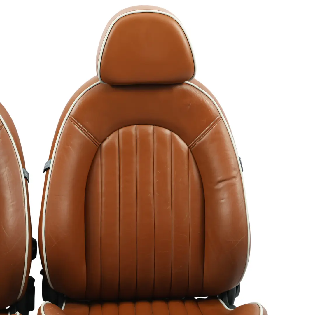 Chauffé Marron Malt Cuir Anglais Sièges Avant Arrière Trottoir pour Mini Sport à propos du numéro de pièce R52 Mini Sport Chauffé Marron Malt Cuir Anglais Sièges Avant Arrière Trottoir - SKU R52-SPORT-LEATHER-SEATS-SET - Numéro de pièce R52