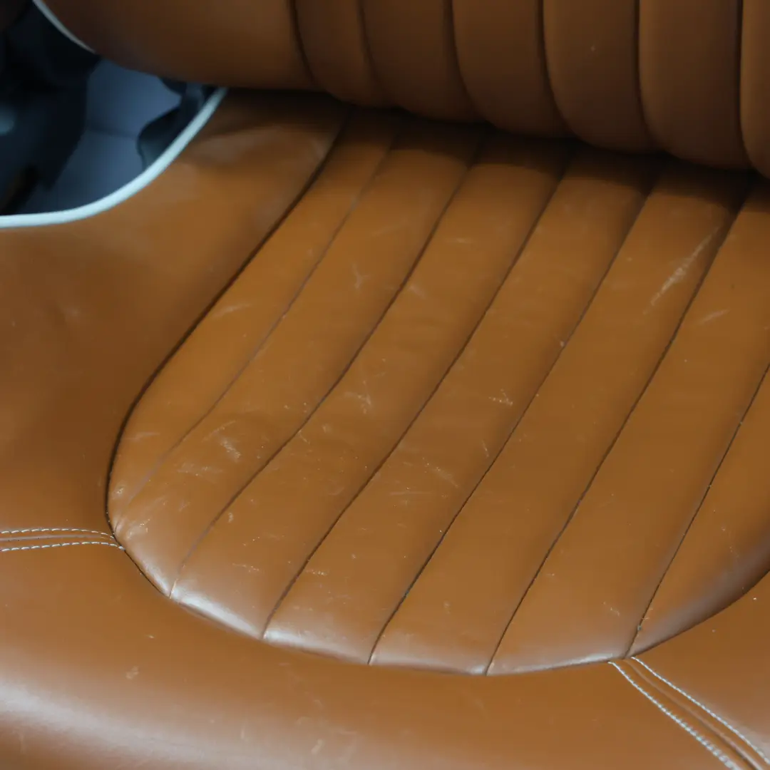 Mini Cooper Heizung Sport Malt Brown Leder Sitze Vorne Hinten Sitz Sidewalk - SKU R52-SPORT-LEATHER-SEATS-SET - Teilenummer R52