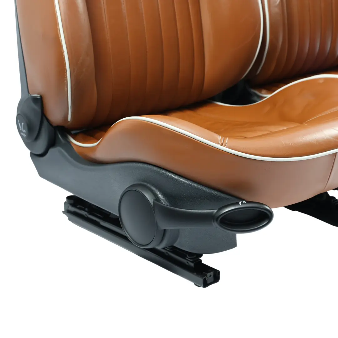 Mini Sport Chauffé Marron Malt Cuir Anglais Sièges Avant Arrière Trottoir - SKU R52-SPORT-LEATHER-SEATS-SET - Numéro de pièce R52