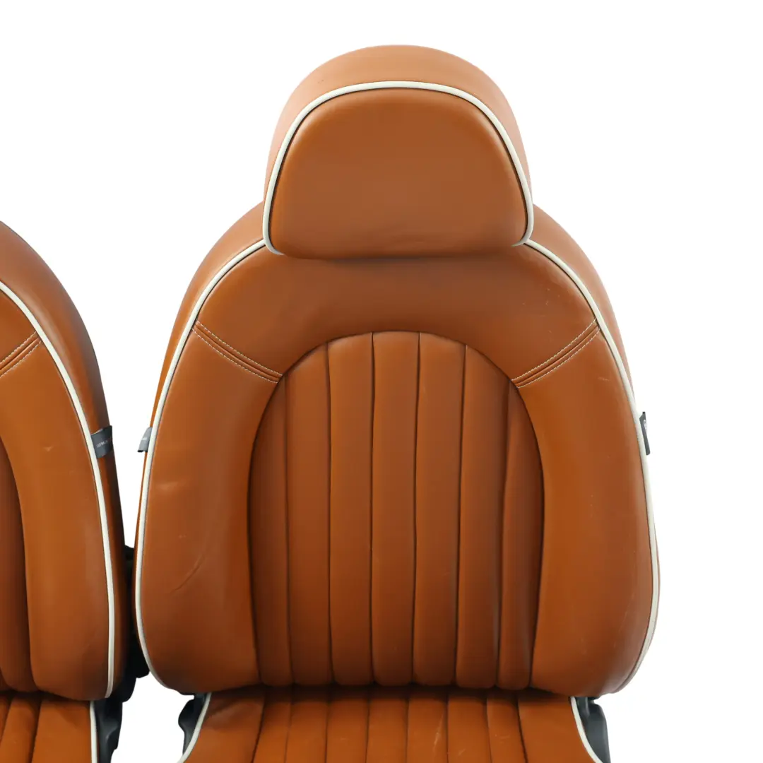Mini Sport Chauffé Marron Malt Cuir Anglais Sièges Avant Arrière Trottoir - SKU R52-SPORT-LEATHER-SEATS-SET - Numéro de pièce R52