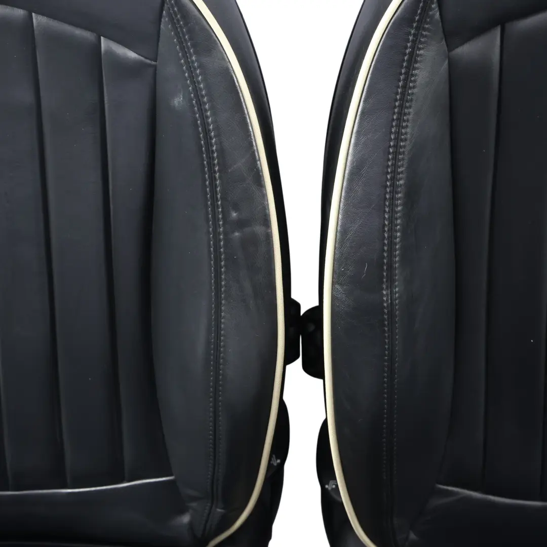 Mini R55 Cooper One Komplet Foteli Sport Skórzanych Czarnych Skóra Lounge - SKU R55-SEATS-SPORT-LEATHER-SET-T9E1 - Numer Części 7270324