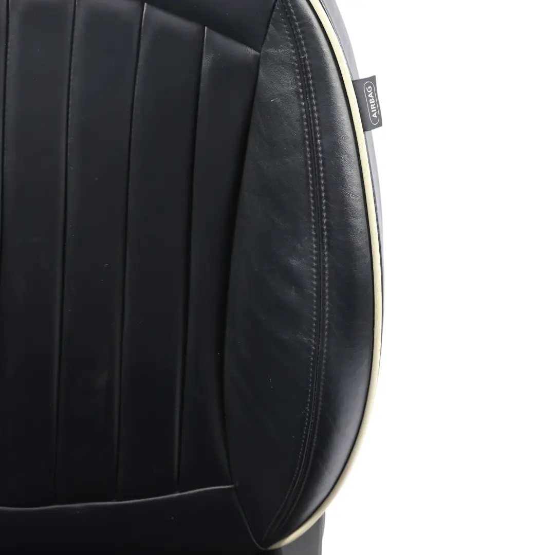 Mini R55 Cooper One Komplet Foteli Sport Skórzanych Czarnych Skóra Lounge - SKU R55-SEATS-SPORT-LEATHER-SET-T9E1 - Numer Części 7270324