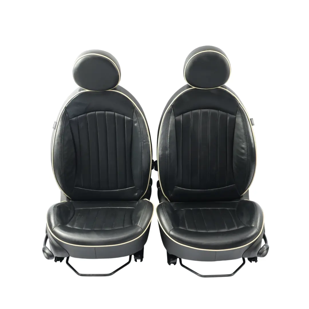 Mini Cooper One R56 Sport Voll Leder Innensitze Schwarz Lounge Sitze Sitz - SKU R55-SEATS-SPORT-LEATHER-SET-T9E1 - Teilenummer 7270324