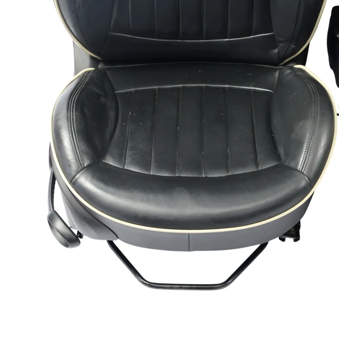 Mini R55 Cooper One Sedili Sportivi Interni In Pelle Nera Lounge - SKU R55-SEATS-SPORT-LEATHER-SET-T9E1 - Numero di parte 7270324