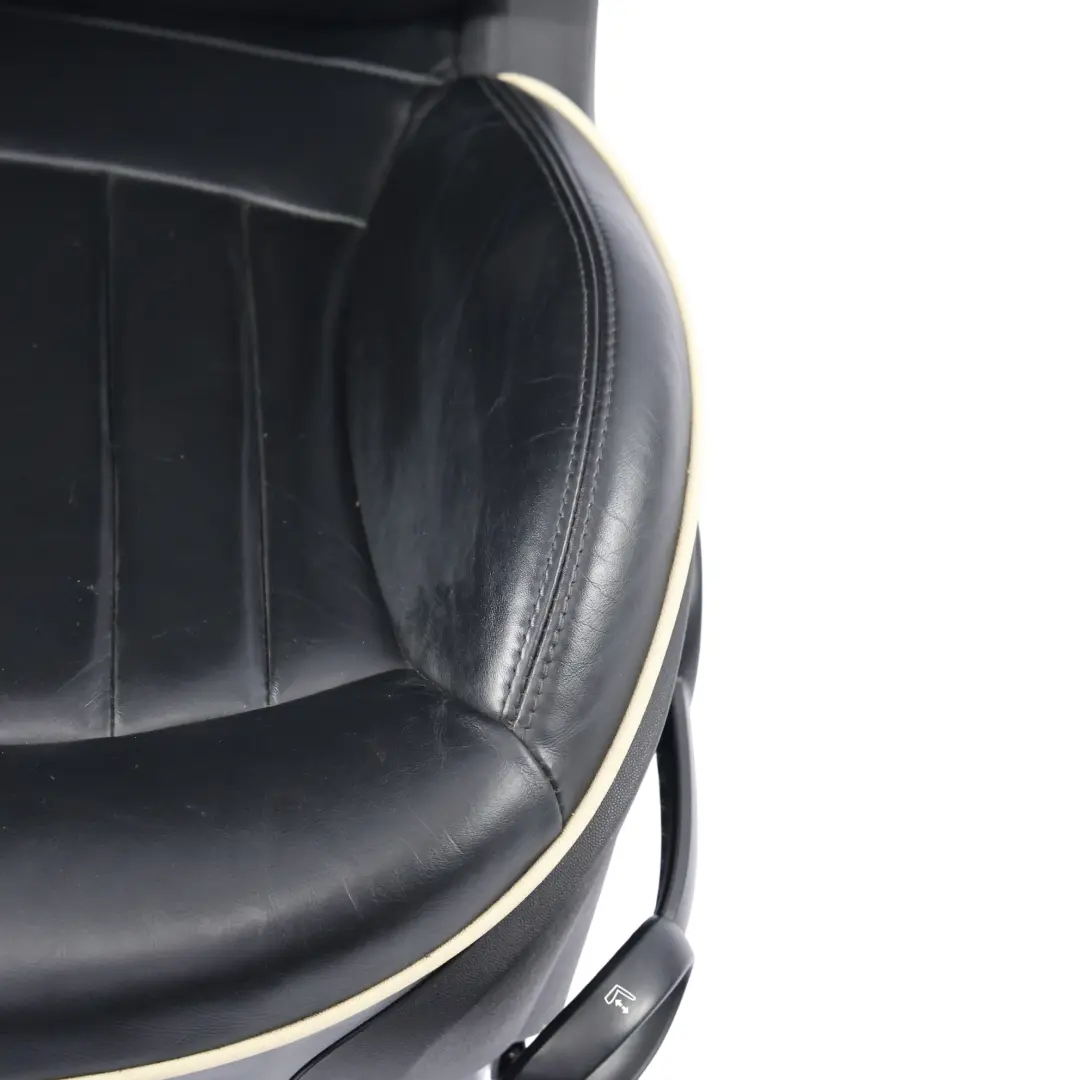 Asientos De Cuero Sport Negro Completo Interior Cuero Lounge para Mini R55 Cooper Uno con número de pieza 7270324 Mini R55 Cooper Uno Asientos De Cuero Sport Negro Completo Interior Cuero Lounge - SKU R55-SEATS-SPORT-LEATHER-SET-T9E1 - Número de pieza 7270324