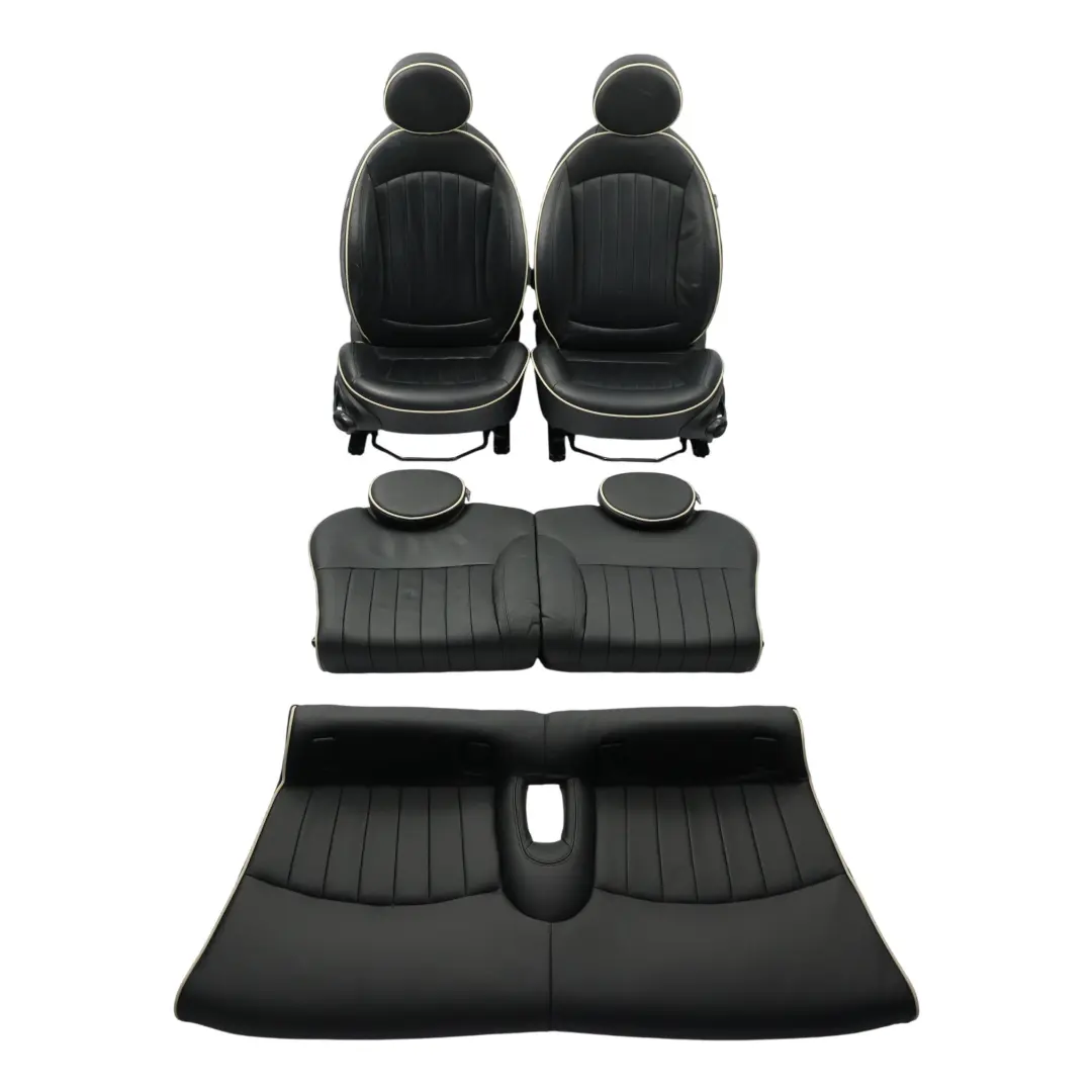 Ensemble De Sièges Sport Chauffants En Cuir Noir pour Mini Cooper One R56 à propos du numéro de pièce 7270323 Mini Cooper One R56 Ensemble De Sièges Sport Chauffants En Cuir Noir - SKU R56-SEATS-SPORT-LEATHER-LOUNGE-SET-T9E1-1 - Numéro de pièce 7270323