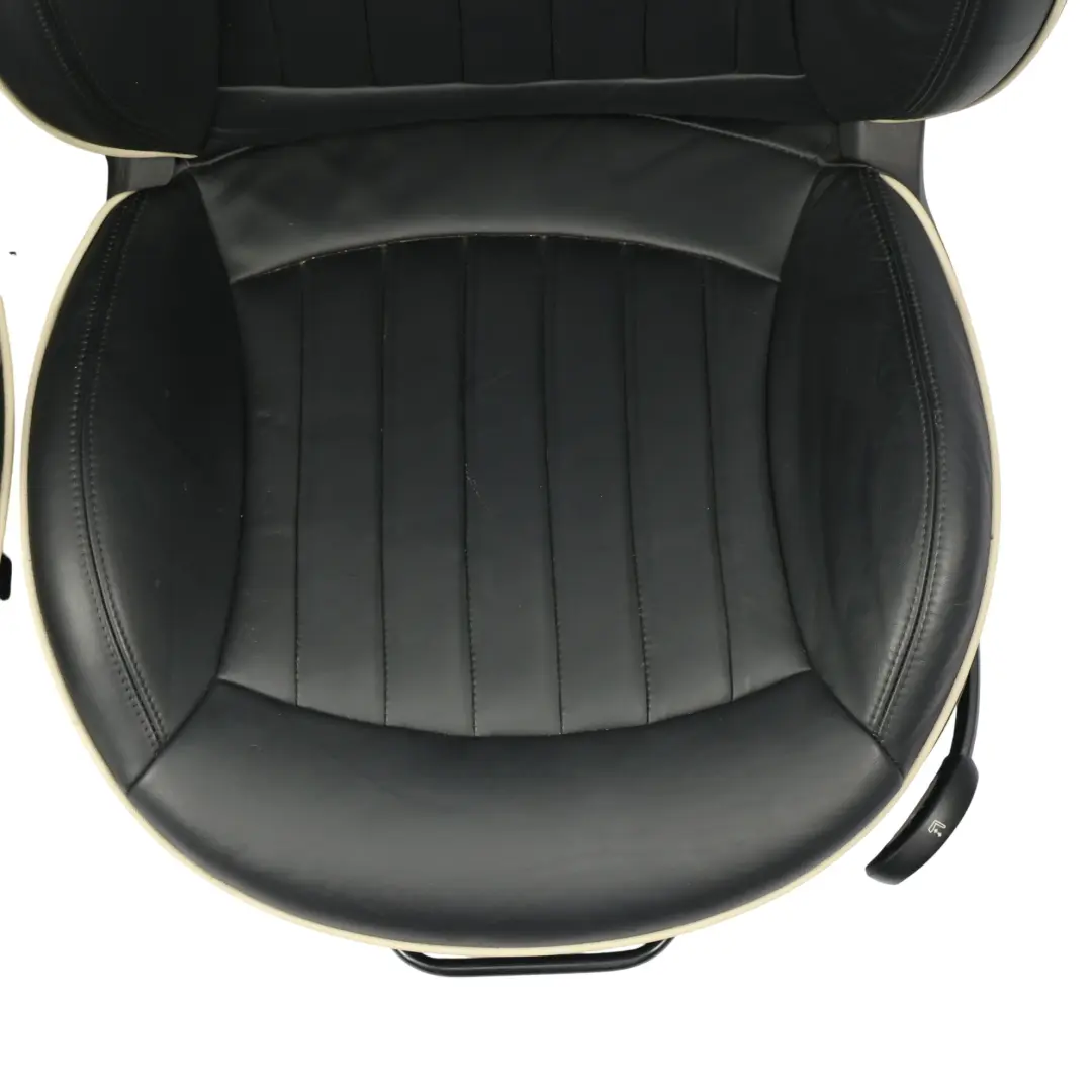 Seats Heated Sports Full Black Leather Lounge Interior SET to Mini Cooper One R56 with Part number 7270323 Mini Cooper One R56 Seats Heated Sports Full Black Leather Lounge Interior SET - SKU R56-SEATS-SPORT-LEATHER-LOUNGE-SET-T9E1-1 - Part number 7270323