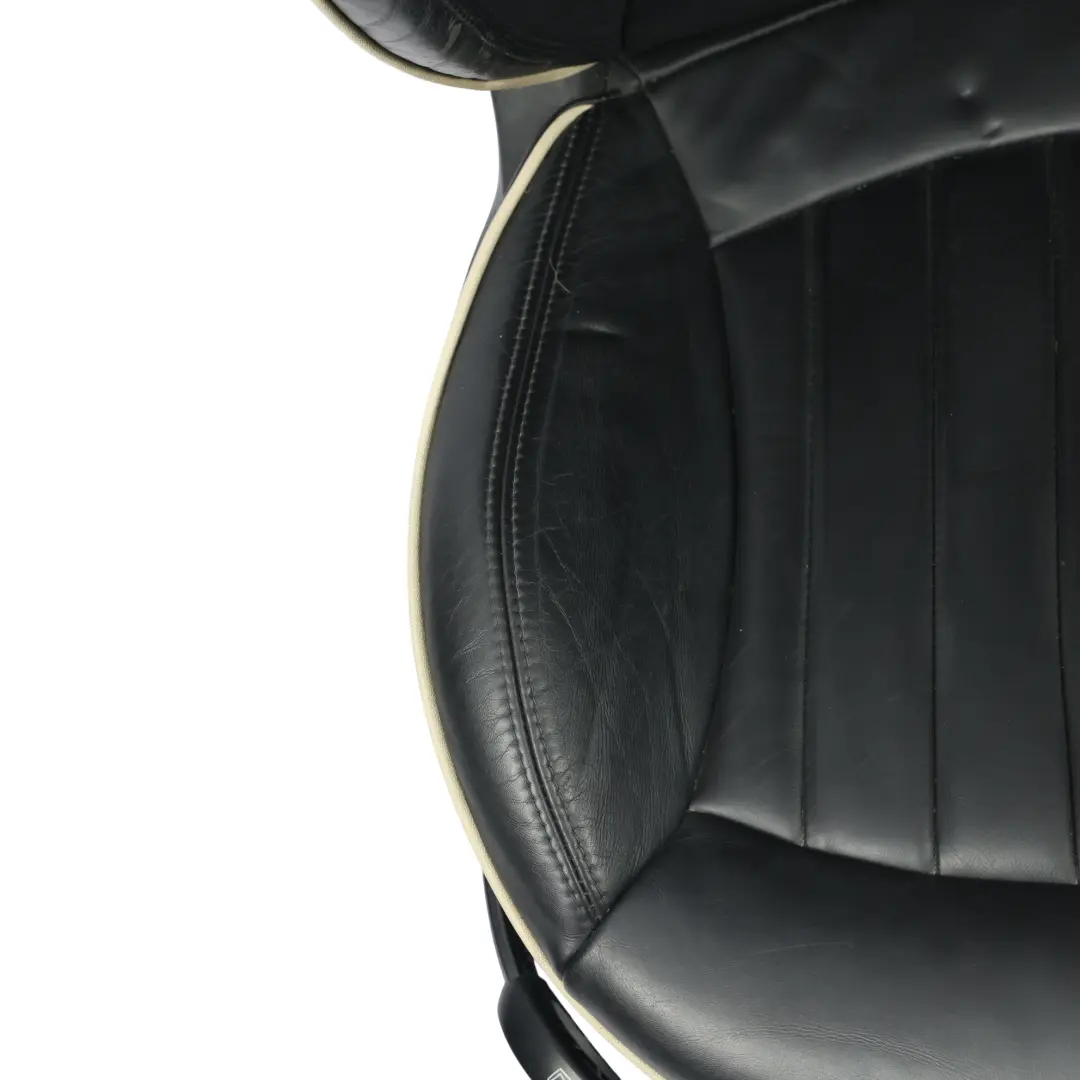 Mini Cooper One R56 Fotele Kanpa Sportowe Grzane Skórzane Czarne Komplet - SKU R56-SEATS-SPORT-LEATHER-LOUNGE-SET-T9E1-1 - Numer Części 7270323