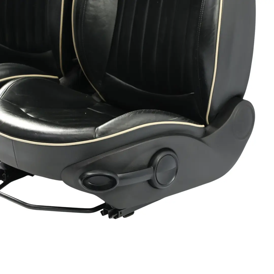 Mini Cooper One R56 Sport Sedili Interni In Pelle Anteriore Posteriore Set Nero - SKU R56-SEATS-SPORT-LEATHER-LOUNGE-SET-T9E1 - Numero di parte R56-SEATS-SPORT-LEATHER-LOUNGE
