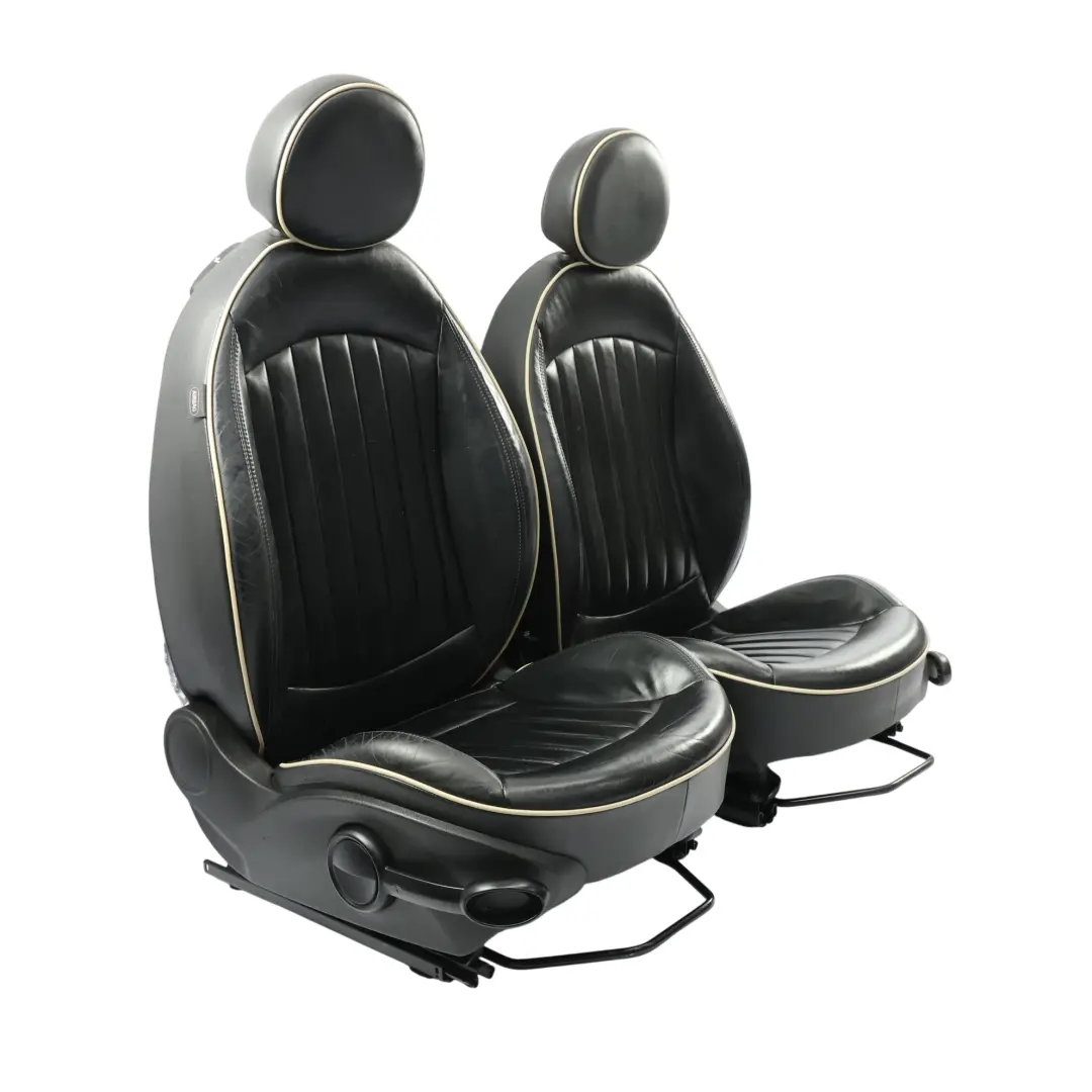 Mini Cooper One R56 Sport Full Leather Interior Seats Seat Front Rear Set Black - SKU R56-SEATS-SPORT-LEATHER-LOUNGE-SET-T9E1 - Part number R56-SEATS-SPORT-LEATHER-LOUNGE