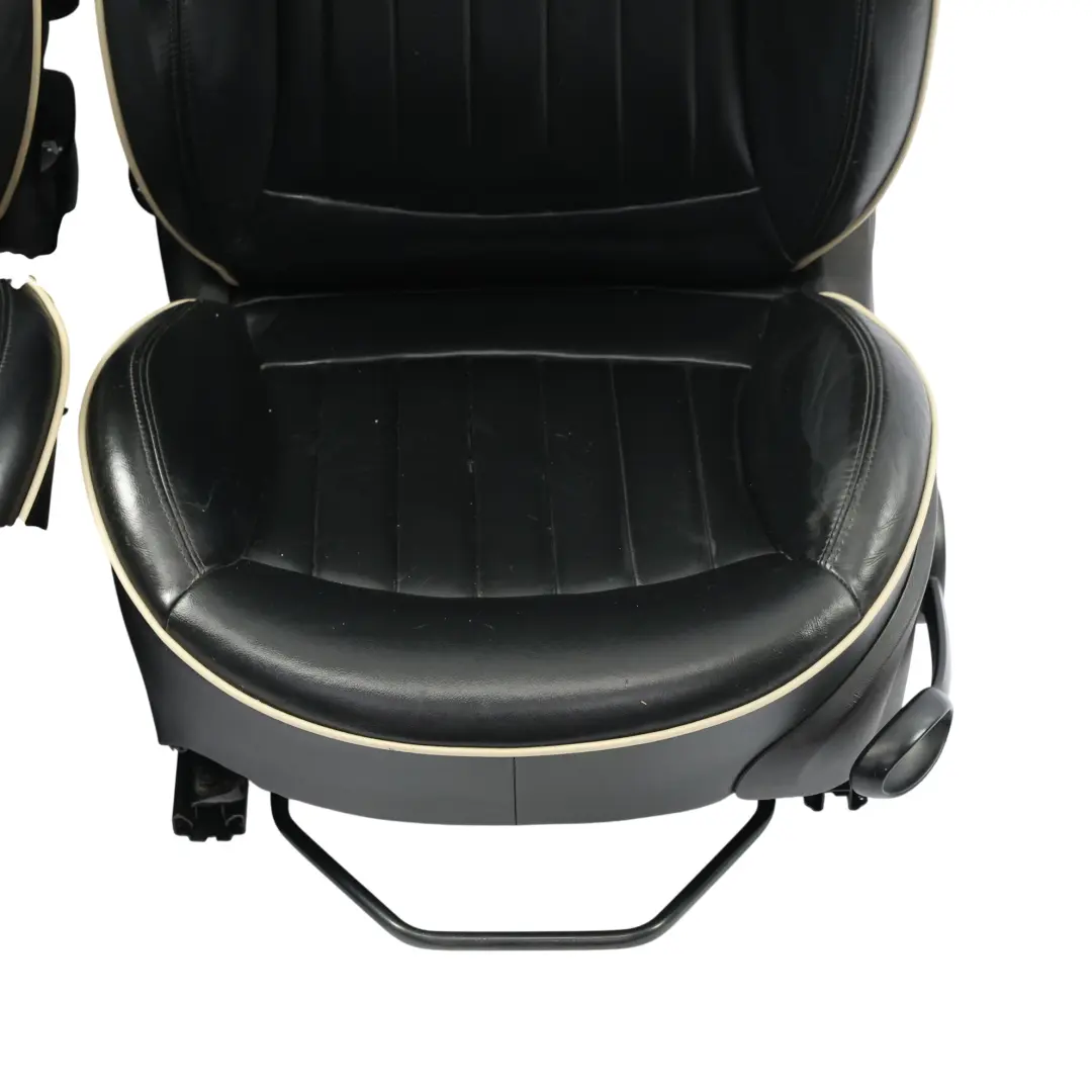 Mini Cooper One R56 Sport Sedili Interni In Pelle Anteriore Posteriore Set Nero - SKU R56-SEATS-SPORT-LEATHER-LOUNGE-SET-T9E1 - Numero di parte R56-SEATS-SPORT-LEATHER-LOUNGE
