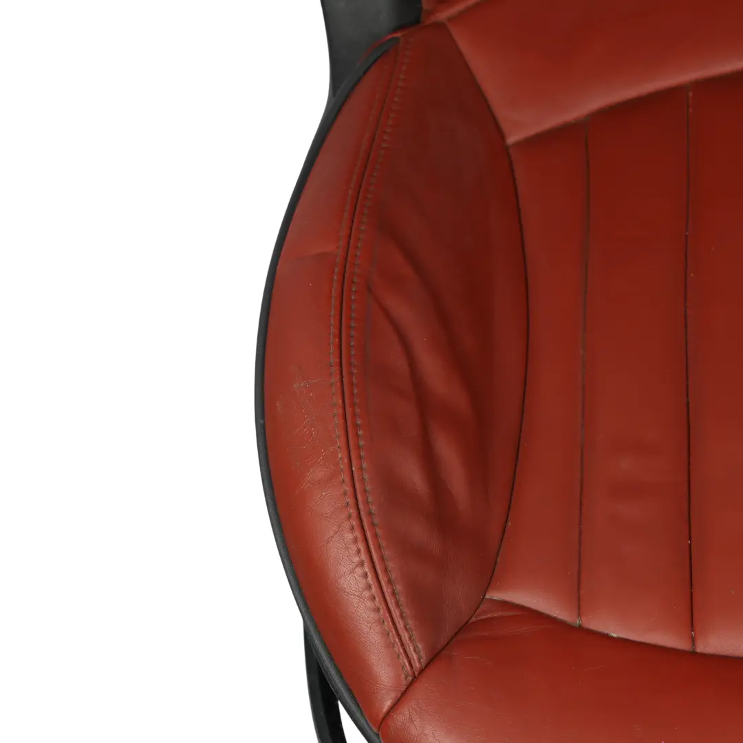 Mini R56 Fotele Grzane Sport Drewna Czerwony Skóra Przód Tył - SKU R56-SPORTS-FULL-LEATHER-RED-SEATS - Numer Części 7229613