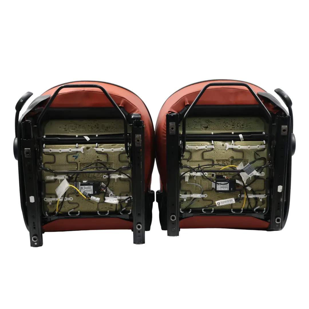 Sièges Avant Et Arrière Chauffants Sport Lounge Redwood Red Leather pour Mini R56 à propos du numéro de pièce 7229613 Mini R56 Sièges Avant Et Arrière Chauffants Sport Lounge Redwood Red Leather - SKU R56-SPORTS-FULL-LEATHER-RED-SEATS - Numéro de pièce 7229613