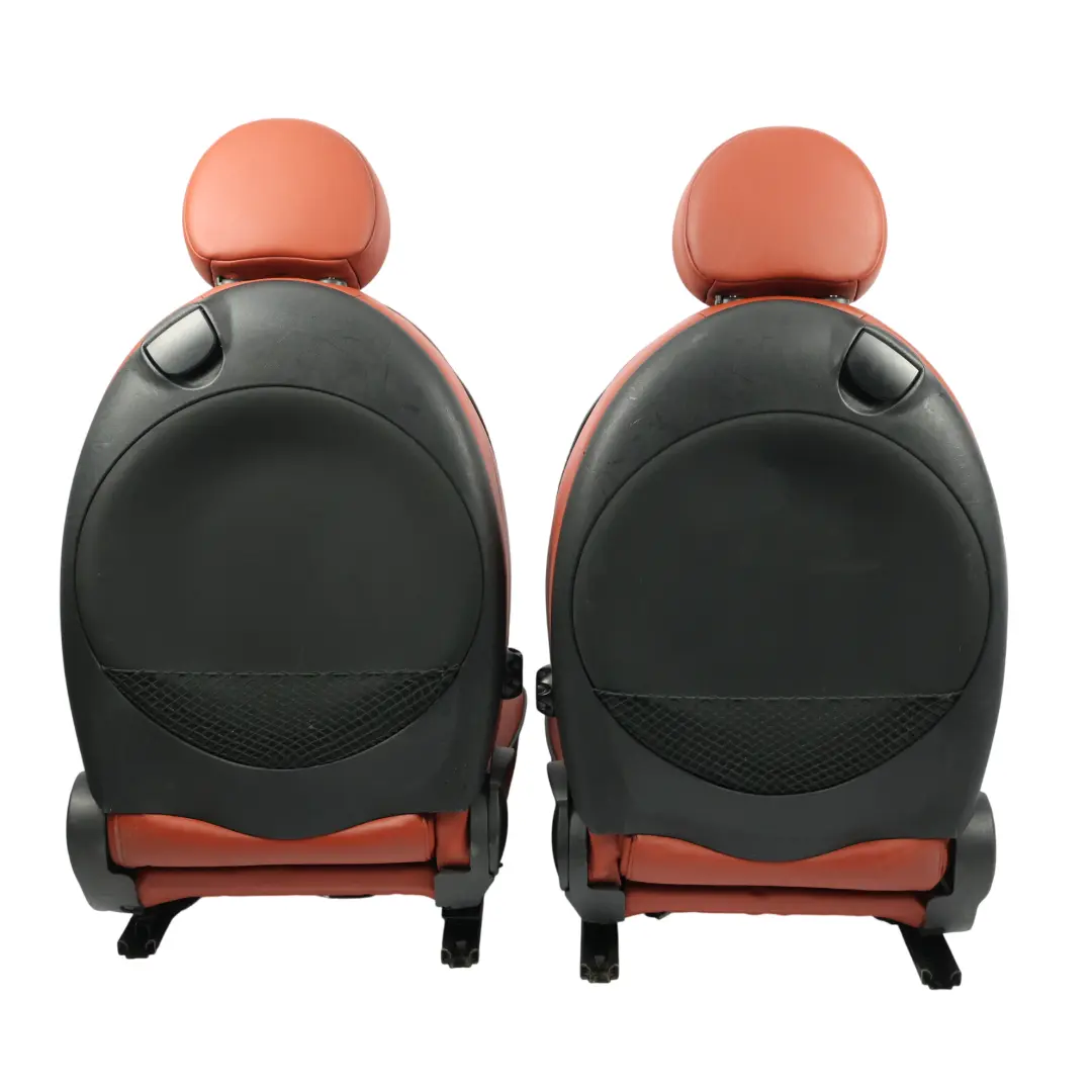 Asientos Calefactables Sport Lounge Rojo Madera Cuero Delantero Trasero para Mini R56 con número de pieza 7229613 Mini R56 Asientos Calefactables Sport Lounge Rojo Madera Cuero Delantero Trasero - SKU R56-SPORTS-FULL-LEATHER-RED-SEATS - Número de pieza 7229613