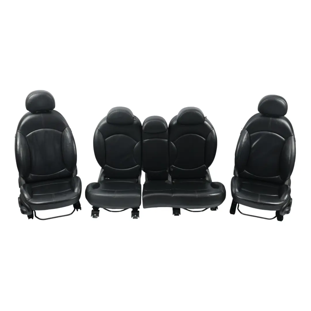 Interni Pelle Nera Sedili Anteriori Posteriori per Mini Cooper R60 Countryman Sport con numero di parte 9806611 Mini Cooper R60 Countryman Sport Interni Pelle Nera Sedili Anteriori Posteriori - SKU R60-SPORT-BLACK-LEATHER-SEATS-T6E1 - Numero di parte 9806611