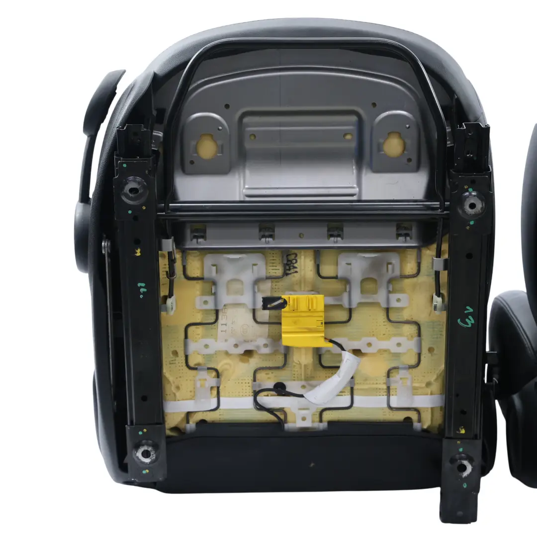 Cuero Negro Asientos Delanteros Traseros para Mini Cooper R60 Countryman Sport con número de pieza 9806611 Mini Cooper R60 Countryman Sport Cuero Negro Asientos Delanteros Traseros - SKU R60-SPORT-BLACK-LEATHER-SEATS-T6E1 - Número de pieza 9806611