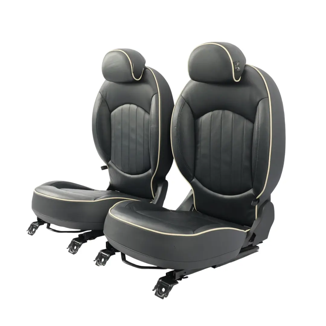 Mini Cooper R60 Countryman Sport Beheizte Schwarze Leder Lounge Interieur Sitze - SKU R60-SPORT-HEATED-BLACK-LEATHER-SEATS-SET-T9E1-1 - Teilenummer R60-SPORT-HEATED-BLACK-LEATHER-SEATS-SET-T9E1