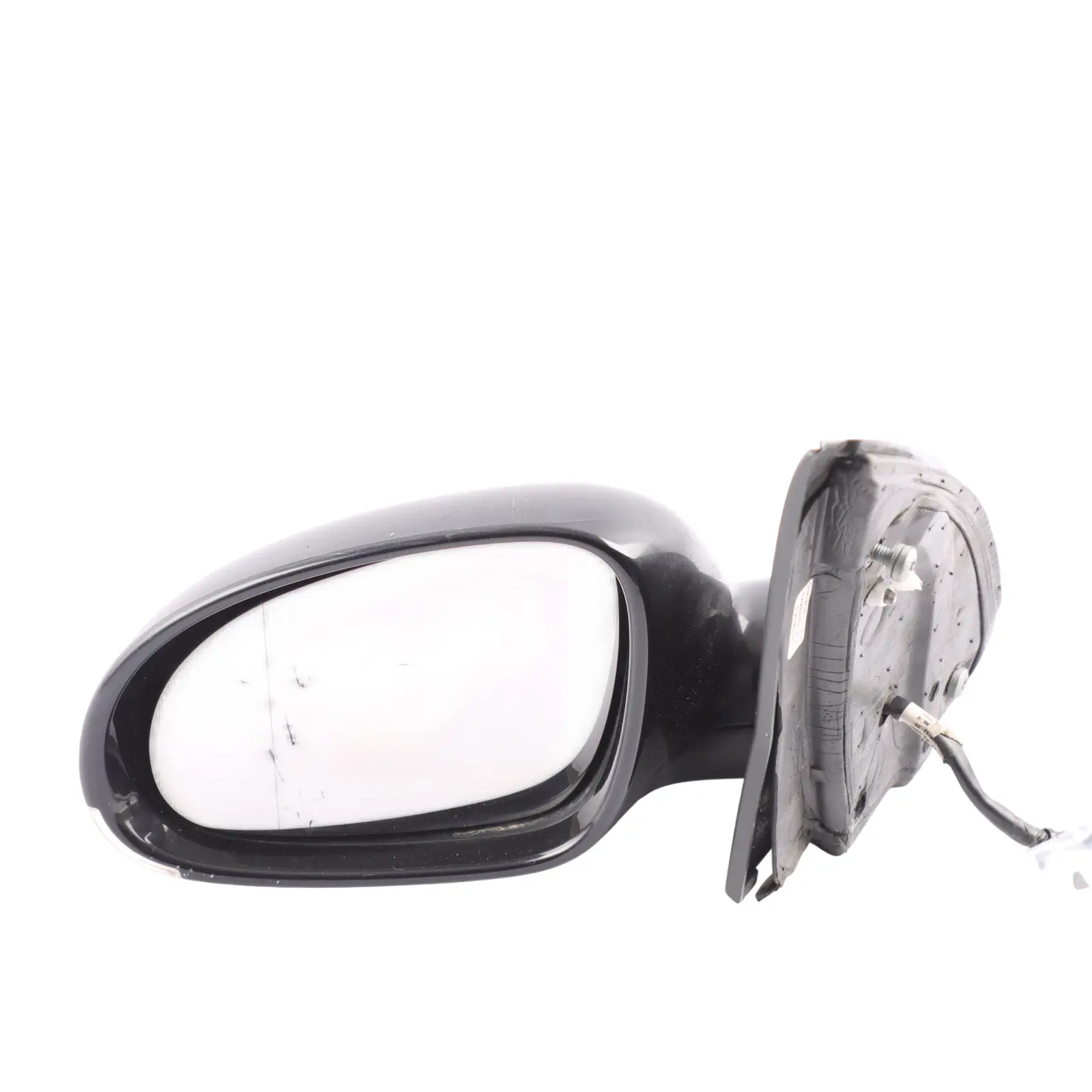 Volkswagen VW Golf Mk5 Wing Mirror Electric Left N/S Black Magic Pearl - C9Z