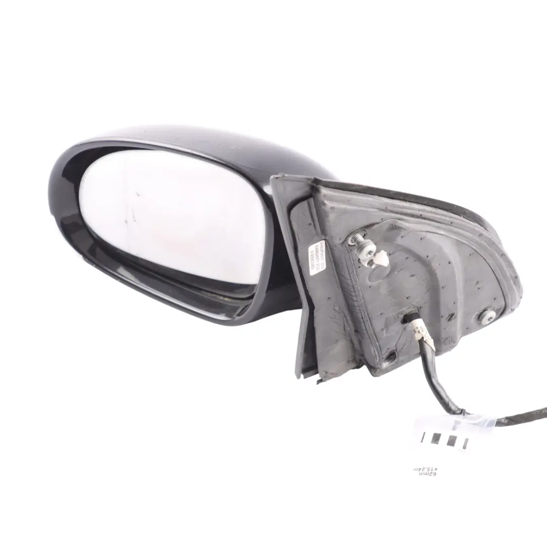 Volkswagen VW Golf Mk5 Wing Mirror Electric Left N/S Black Magic Pearl - C9Z - SKU RHD-1K2857507BM-BLM1 - Part number 1K2857507BM