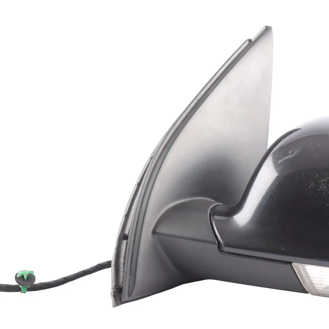 Volkswagen VW Golf Mk5 Wing Mirror Electric Left N/S Black Magic Pearl - C9Z - SKU RHD-1K2857507BM-BLM1 - Part number 1K2857507BM