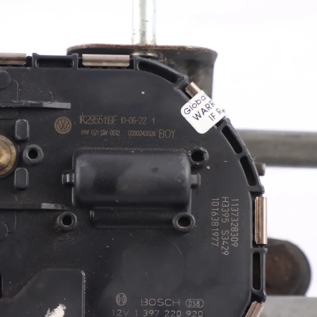 Volkswagen Golf Mk6 Front Windscreen Wiper Motor Linkage Mechanism - SKU RHD-1K2955023H - Part number 1K2955023H