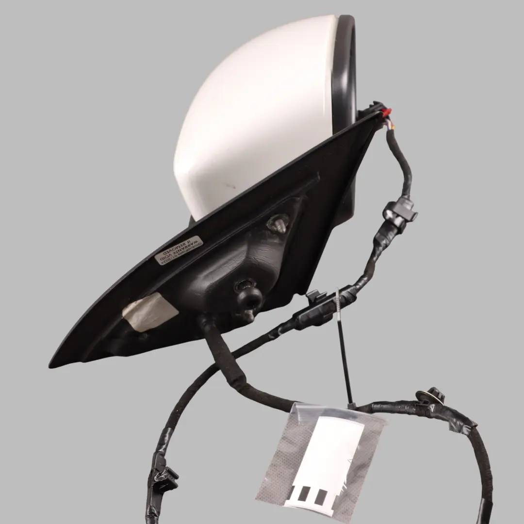 Volkswagen VW Scirocco Mk3 Door Wing Mirror Heated Right O/S Candy White - B9A - SKU RHD-1K8857508P-CAN-1 - Part number 1K8857508P-CAN