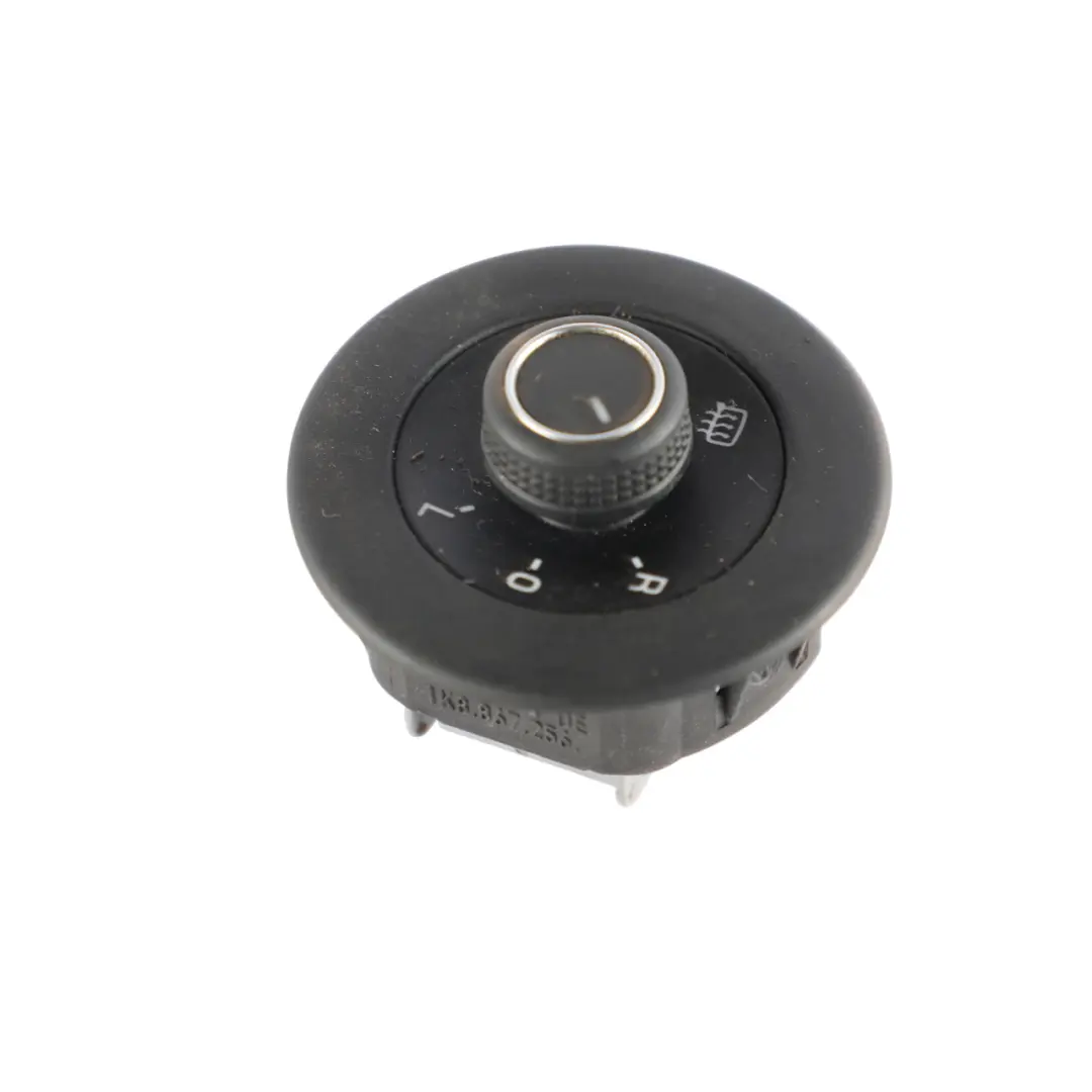 VW Scirocco Mk3 Wing Mirror Heating Switch Control Regulator Knob - SKU RHD-1KA959565C - Part number 1KA959565C