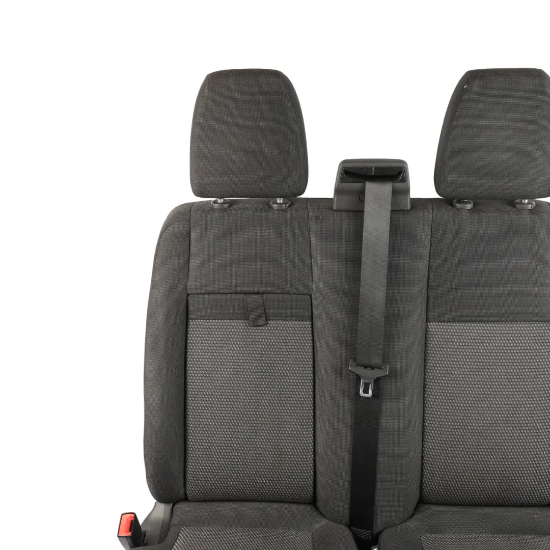 Ford Transit Mk8 Front Double Seat Passenger Side Cloth Charcoal Black Left N/S - SKU RHD-2373872-1 - Part number 2373872