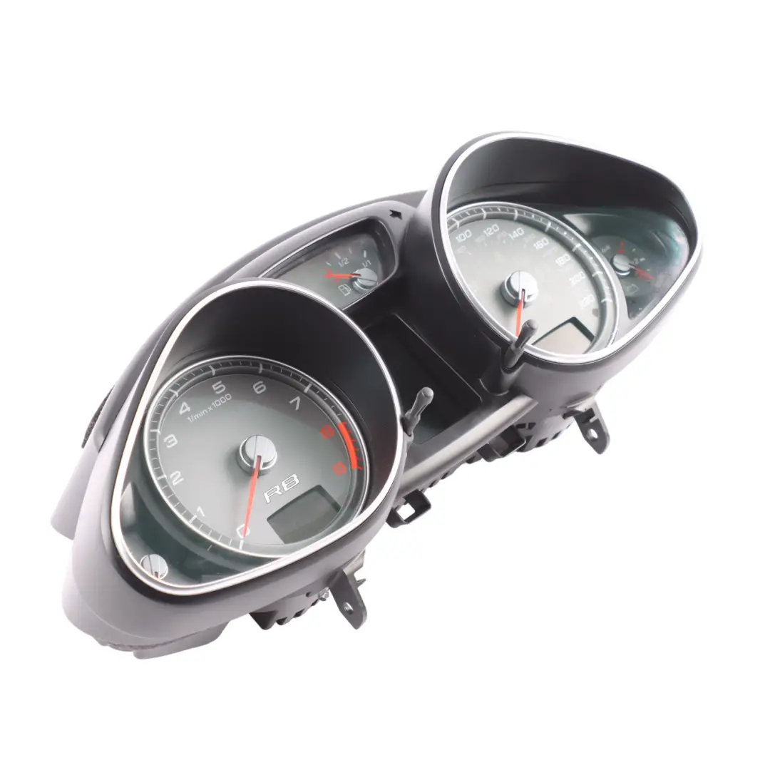 Instrument Cluster Speedometer Clocks Petrol Automatic to Audi R8 Gen 1 with Part number 420920980DX Audi R8 Gen 1 Instrument Cluster Speedometer Clocks Petrol Automatic - SKU RHD-420920980DX - Part number 420920980DX