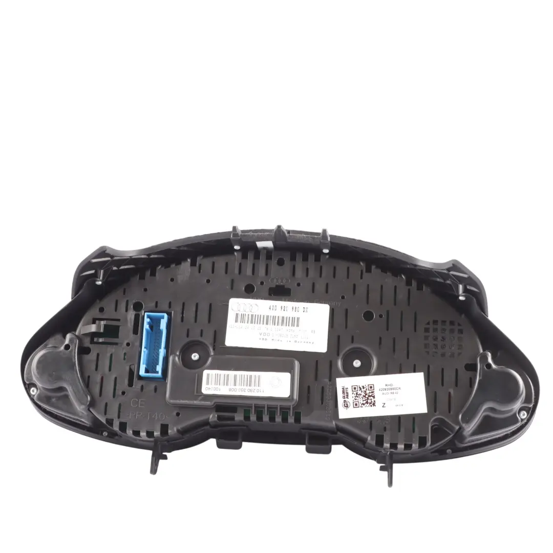 Audi R8 Gen 1 Instrument Cluster Speedometer Clocks Petrol Automatic - SKU RHD-420920980DX - Part number 420920980DX