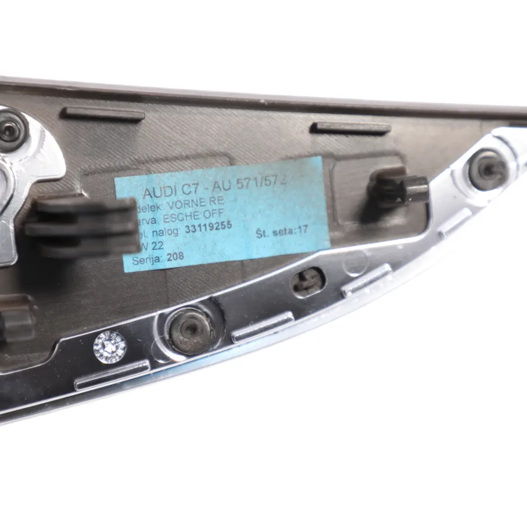 Audi A6 C7 Door Card Trim Decor Garnish Strip Front Right O/S - SKU RHD-4G0867410J - Part number 4G0867410J