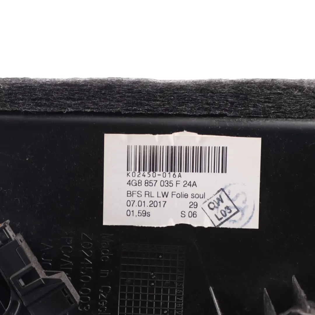 Glove Box Compartment Tray Soul Black to Audi A7 4G with Part number 4G8857103A Audi A7 4G Glove Box Compartment Tray Soul Black - SKU RHD-4G8857103A - Part number 4G8857103A