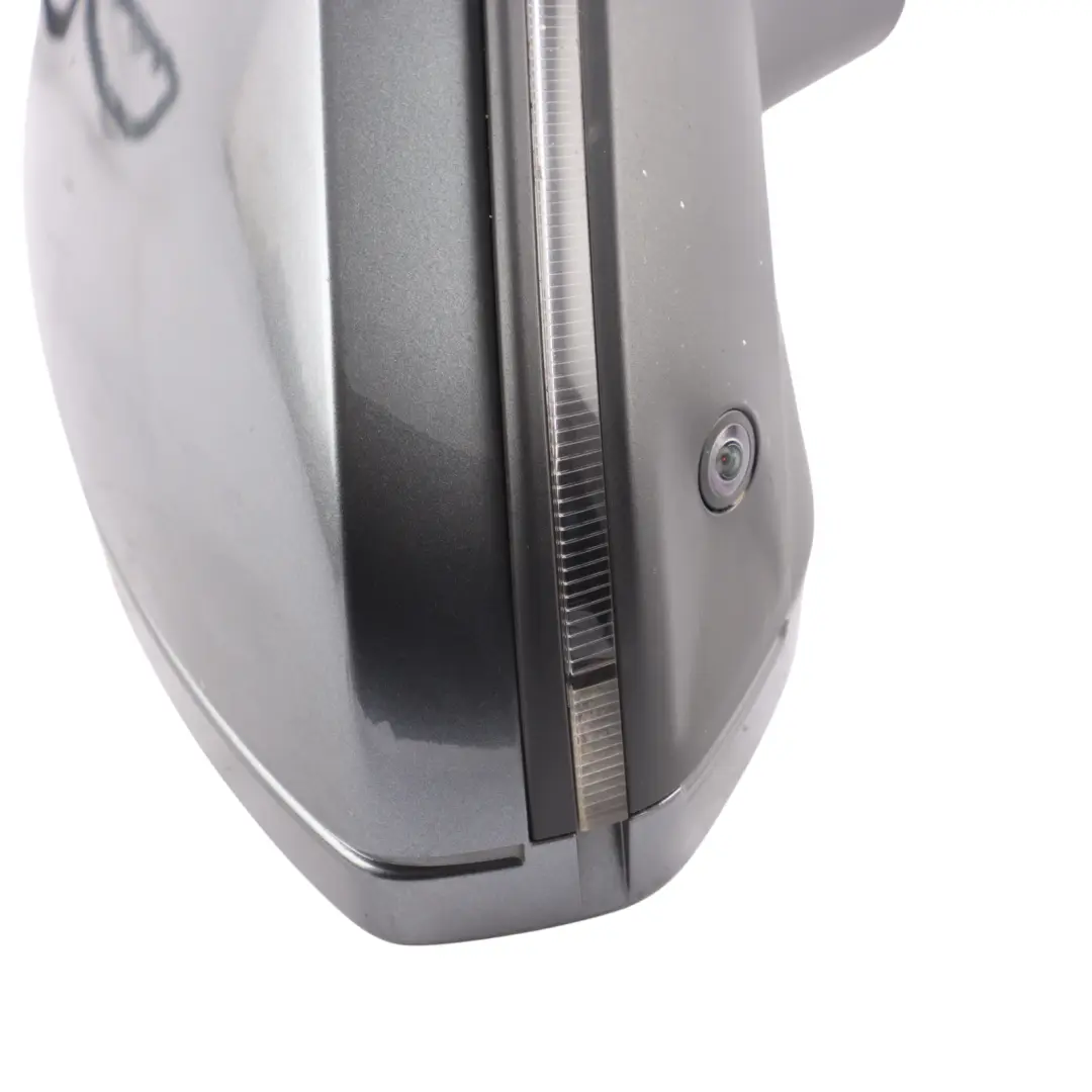 Audi A6 C8 Door Wing Mirror Power Fold Right O/S Daytona Grey Pearl Effect - Z7S - SKU RHD-4K2857410L-DGR - Part number 4K2857410L
