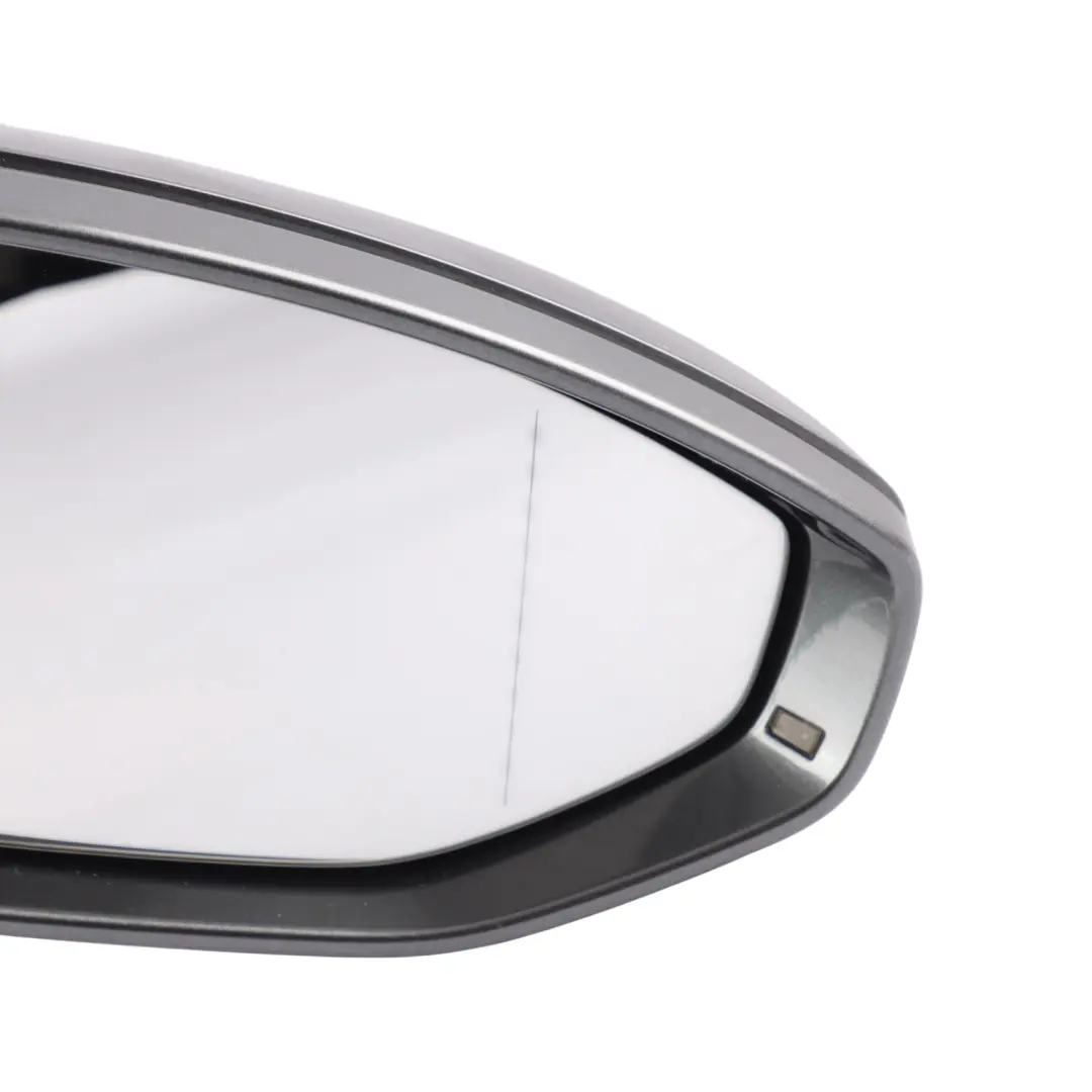 Door Wing Mirror Power Fold Right O/S Daytona Grey Pearl Effect - Z7S to Audi A6 C8 with Part number 4K2857410L Audi A6 C8 Door Wing Mirror Power Fold Right O/S Daytona Grey Pearl Effect - Z7S - SKU RHD-4K2857410L-DGR - Part number 4K2857410L