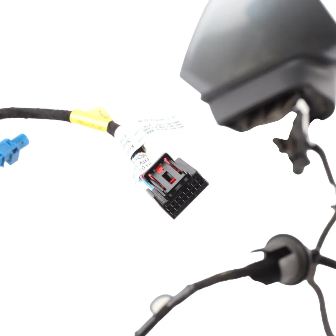 Audi A6 C8 Door Wing Mirror Power Fold Right O/S Daytona Grey Pearl Effect - Z7S - SKU RHD-4K2857410L-DGR - Part number 4K2857410L