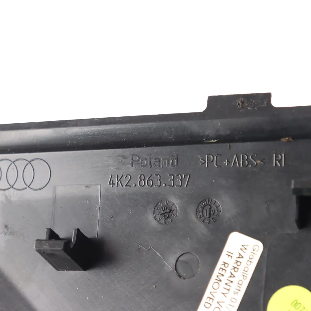 Audi A6 C8 Dashboard Lower Trim Cover Left N/S - SKU RHD-4K2863337 - Part number 4K2863337