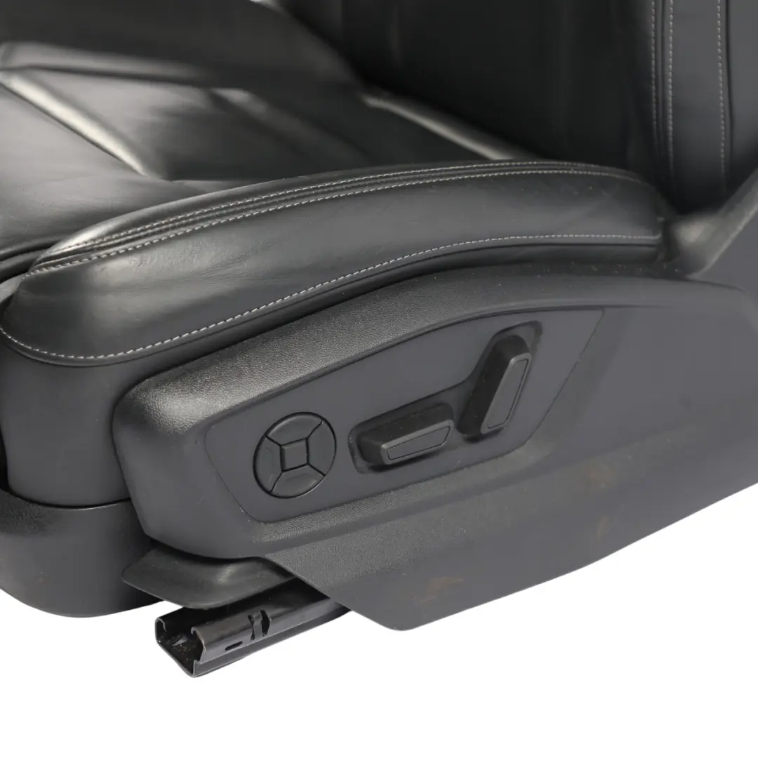 Audi Q7 4M Front Seat S-Line Heated Memory Electric Left N/S Leather Black - SKU RHD-4M0881805AD-2 - Part number 4M0881805AD