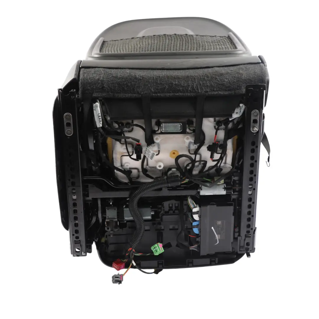 Audi Q7 4M Front Seat S-Line Heated Memory Electric Left N/S Leather Black - SKU RHD-4M0881805AD-2 - Part number 4M0881805AD