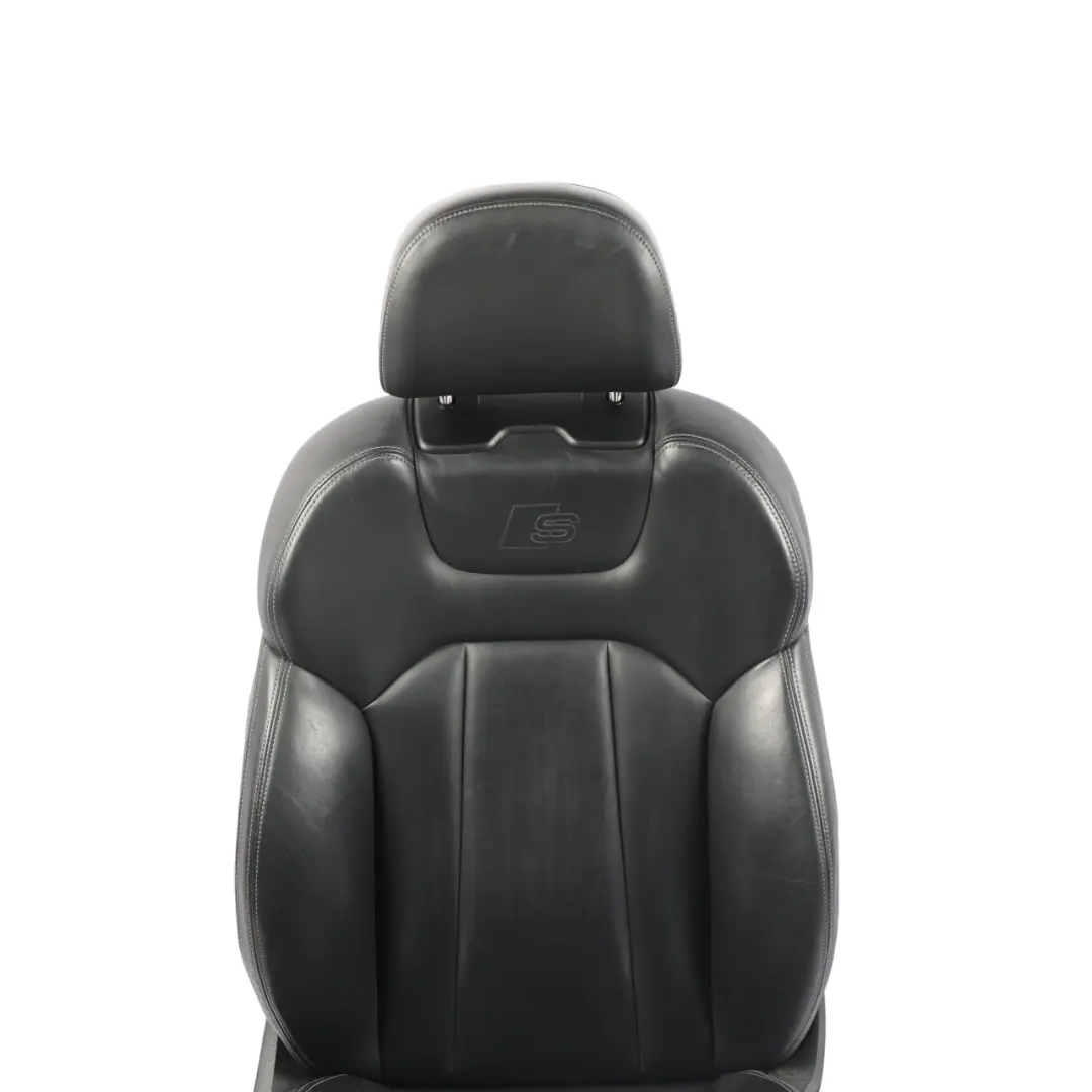 Audi Q7 4M Front Seat S-Line Heated Memory Electric Right O/S Leather Black - SKU RHD-4M0881806AD-2 - Part number 4M0881806AD