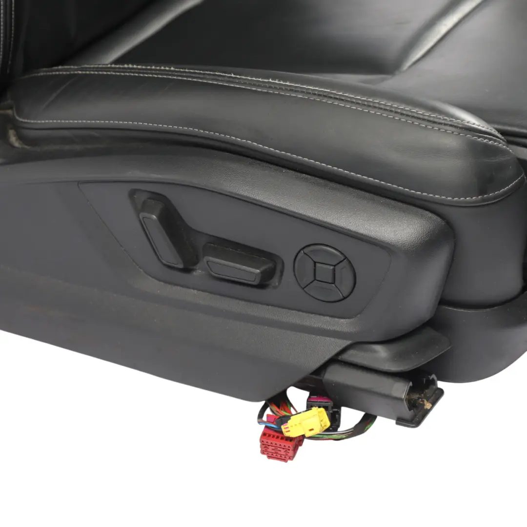 Audi Q7 4M Front Seat S-Line Heated Memory Electric Right O/S Leather Black - SKU RHD-4M0881806AD-2 - Part number 4M0881806AD