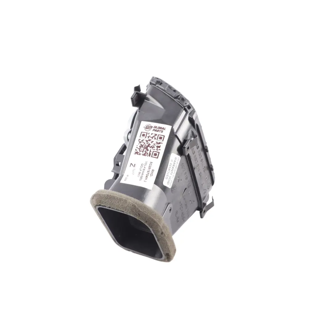 Dashboard Air Vent Dash Air Duct Right O/S to VW Volkswagen Golf Mk7 with Part number 5G2819704H VW Volkswagen Golf Mk7 Dashboard Air Vent Dash Air Duct Right O/S - SKU RHD-5G2819704H-3 - Part number 5G2819704H