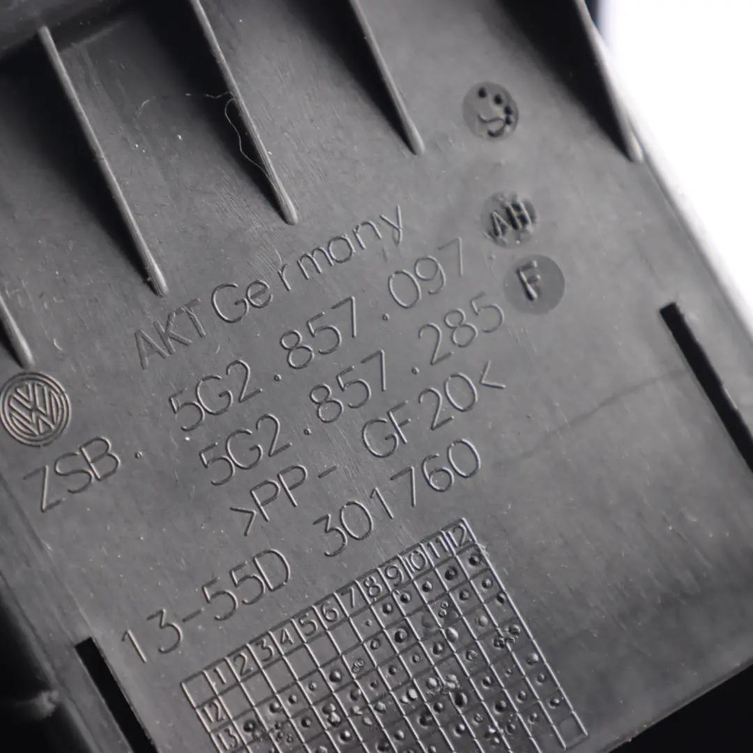 VW Golf Mk7 Glove Box Compartment Dashboard Storage Passenger Side - SKU RHD-5G2857285F - Part number 5G2857285F