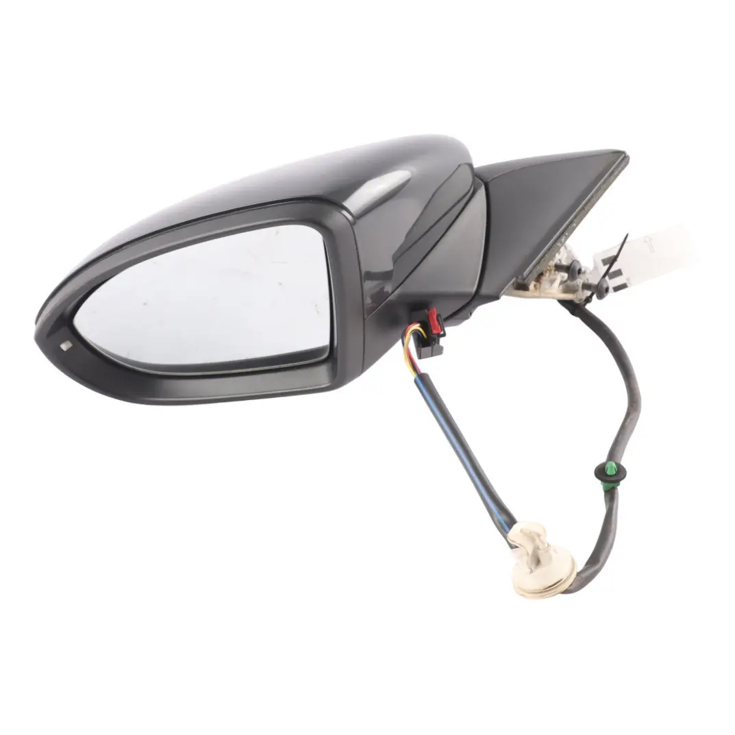 VW Golf Mk7 Wing Mirror Electric Heated Door Mirror Left N/S Urano Grey - I7F - SKU RHD-5G2857507BN-URG1 - Part number 5G2857507BN