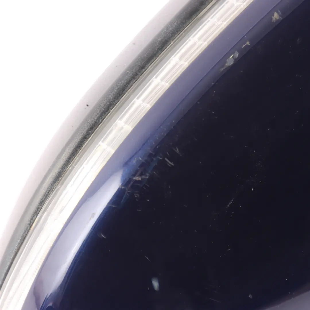 VW Golf Mk7 Wing Mirror Power Fold Left N/S Atlantic Blue - C5B - SKU RHD-5G2857507DK-ATLB - Part number 5G2857507DK