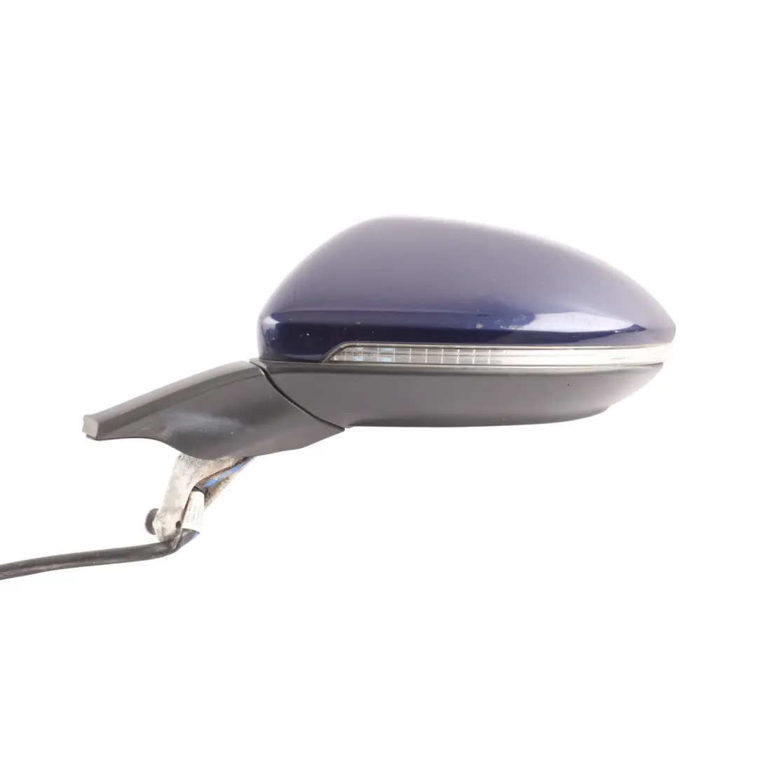 Wing Mirror Power Fold Left N/S Atlantic Blue - C5B to VW Golf Mk7 with Part number 5G2857507DK VW Golf Mk7 Wing Mirror Power Fold Left N/S Atlantic Blue - C5B - SKU RHD-5G2857507DK-ATLB - Part number 5G2857507DK