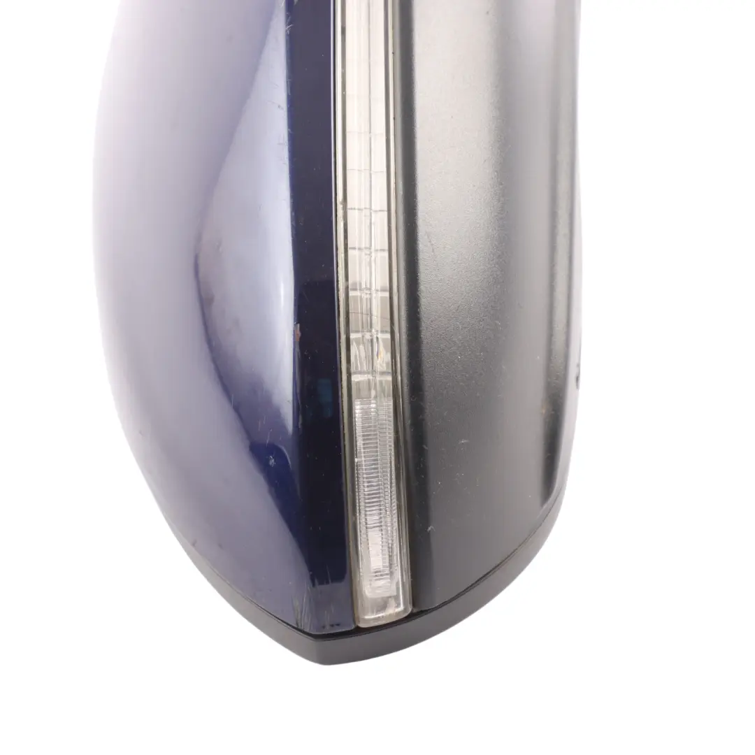 VW Golf Mk7 Wing Mirror Power Fold Right O/S Atlantic Blue - C5B - SKU RHD-5G2857508BJ-ATLB - Part number 5G2857508BJ