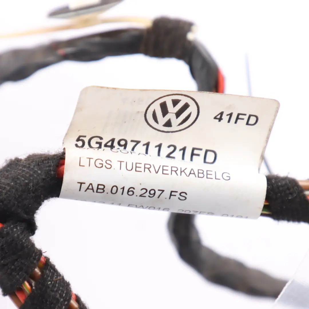 Volkswagen Golf 5G Door Wiring Harness Loom Front Right O/S - SKU RHD-5G4971121FK - Part number 5G4971121FK