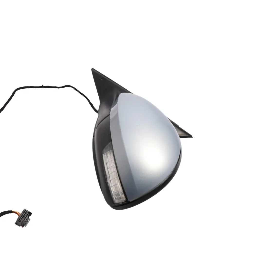 Skoda Yeti 5L Side View Wing Mirror Electric Heated Left N/S Aqua Blue - F8K - SKU RHD-5L2857507B-AQG - Part number 5L2857507B